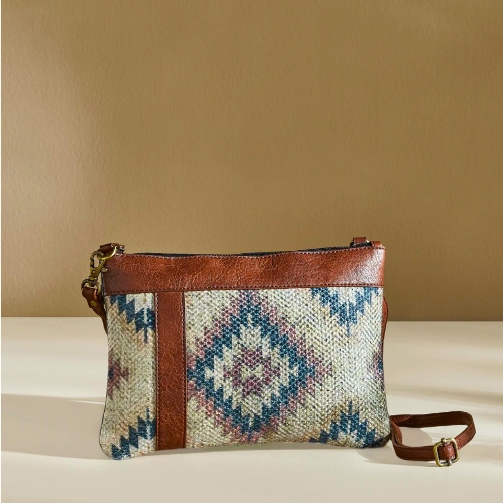Mona B Medallion Up-Cycled and Durrie Crossbody